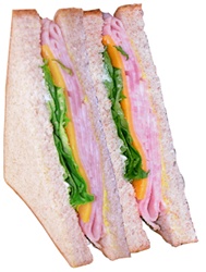 Sandwich, Ham & Cheese (Wheat)