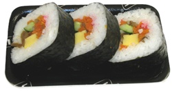 Sushi, Futomaki Roll (3pc)
