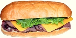 Sandwich, Roast Beef & Cheese (Sub)