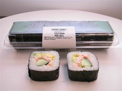 Sushi, California Maki Roll I/O w/Massago  (8cut)