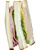 Sandwich, Ham Turkey & Cheese (White)