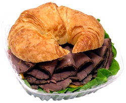 Croissant, Roast Beef & Cheese (Jumbo)