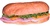 Sandwich, Ham & Cheese (Sub)