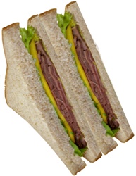 Sandwich, Roast Beef & Cheese (Wheat)